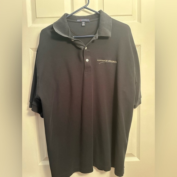Black Northrop Grumman polo